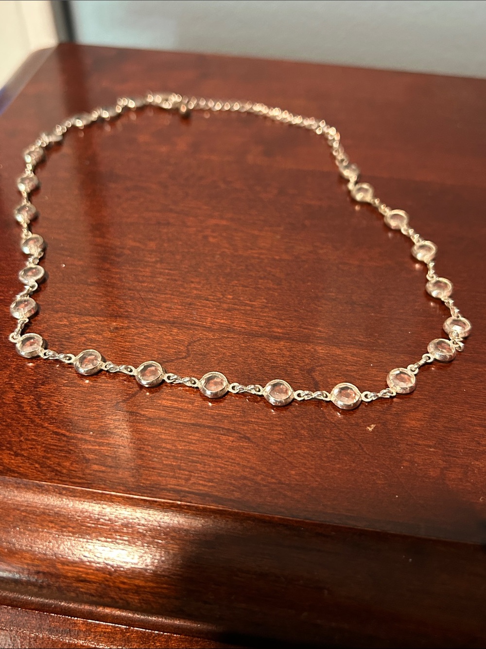 ✳️Delicate Crystal Station Necklace - Women Jewelry✳️